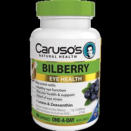 Caruso's Bilberry 50 Capsules