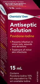 Chemists' Own Antiseptic Solution Povidone Iodine 15mL