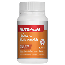 Nutra-Life Ester C 1000mg + Bioflavonoids 50 Tablets
