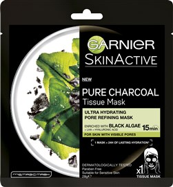 Garnier Skin Mask Hydrating  Bomb Black Algae