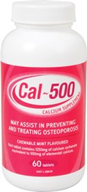 CAL-500 Chewable 60 Tablets