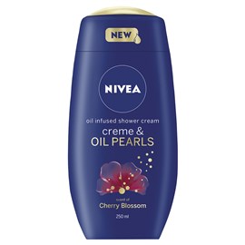 Nivea Oil Infused Shower Cream Creme & Oil Pearls Cherry Blossom 250ml