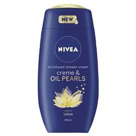 Nivea Oil Infused Shower Cream Creme & Oil Pearls Lotus 250ml