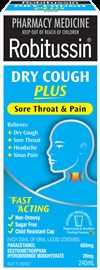 Robitussin Dry Cough Plus 240ml
