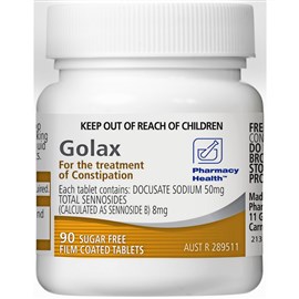 Pharmacy Health Golax with Senna 90 Tablets