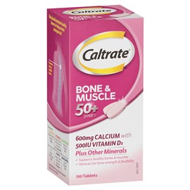 Caltrate Bone & Muscle Health 50+ 100 Tablets