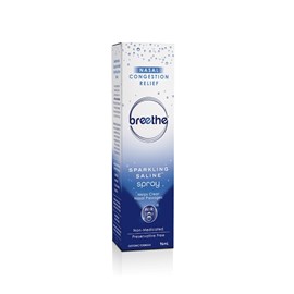 Breethe Nasal Congestion Relief Sparkling Saline 96ml
