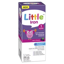 Little Iron 1 Year+ Berry Flavour 200ml