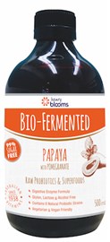 Blooms Bio Fermented Papaya & Pomegranate 500ml