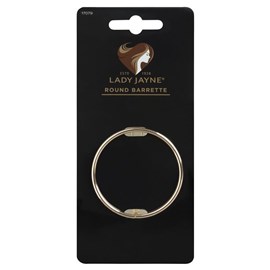 Lady Jane 17079 Round Barrette Clip 1 Pack