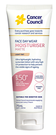 Cancer Council SPF 50+ Day Wear Face Matte Light Tint 75ml