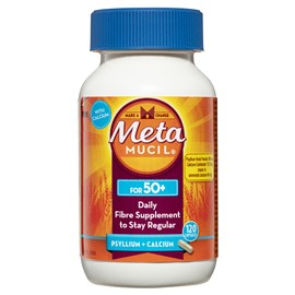 Metamucil Daily Fibre Supplement Capsules for 50+ 120 Pack
