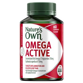Nature's Own Omega Active 60 Capsules