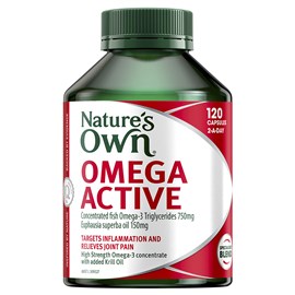 Nature's Own Omega Active 120 Capsules