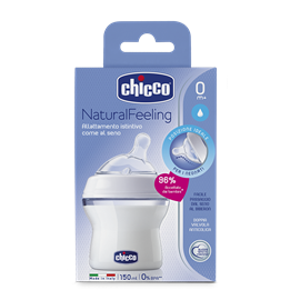 Baby Chicco BPA Free Plastic Bottle - 0m+ 150ml