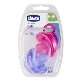 Baby Chicco Physio Soft 6-12m 2pk - Girl