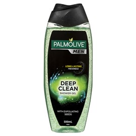 Palmolive Men Deep Clean Soap free Body Wash with Exfoliating Seeds 500ml