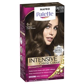 Napro Palette Intensive Creme Colour Permanent 6-0 Natural Light Brown