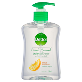 Dettol Parents Approved Citrus Hand Wash Anti-bacterial 250ml