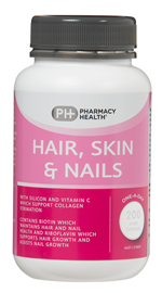 Pharmacy Health Hair Skin & Nails 200 Capsules