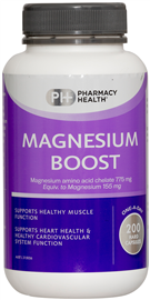 Pharmacy Health Magnesium Boost 200 Capsules