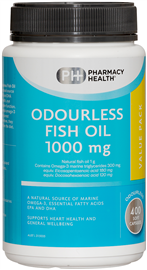 Pharmacy Health Odourless Fish Oil 1000mg 400 Capsules