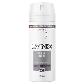 Lynx Antiperspirant Aerosol Black Night 165ml