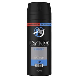 Lynx Deodorant Aerosol Anarchy For Him 165ml