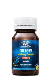 Nutrition Care Gut Relief With Honey Chewables 60 Tablets