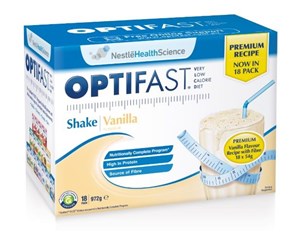 Optifast Milkshake Vanilla 54g 18
