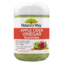 Nature's Way Apple Cider Vinegar Gummies 65 Pack