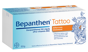 Bepanthen Tattoo Aftercare and Protection Ointment 50g