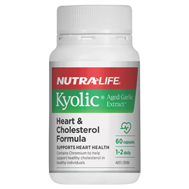 Nutra-Life Kyolic Aged Garlic Extract Heart & Cholesterol Formula 60c