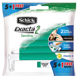 Schick Exacta 2 Sensitive 5 +1 free