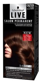 Schwarzkopf Live Salon Permanent 5.6 Auburn Brown