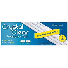 Crystal Clear Pregnancy Test Visual Compact 3 Pack