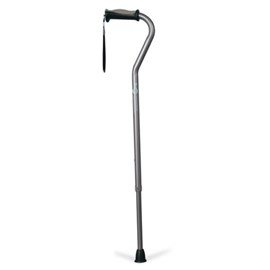 Hugo Offset Handle Cane - Smoke