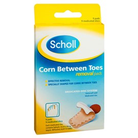 Scholl Corn Between Toe Pads 9 Packs