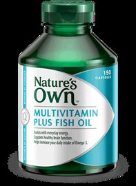 Nature's Own Multivitamin Plus Fish Oil 150 Capsules