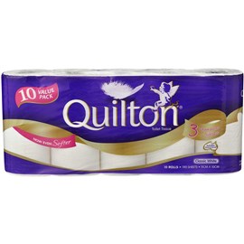 Quilton 3 Ply Toilet Tissue 10 Rolls