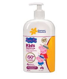 Cancer Council Kids Peppa Pig SPF50+ 500mL
