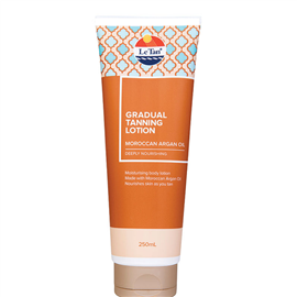 Le Tan Self Gradual Tanning Lotion Moroccan Argan Oil 250mL