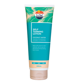 Le Tan Self Tanning Lotion Coconut Water 200mL