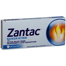 Zantac 12 hour 150mg 14 Tablets