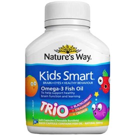 Nature's Way Nature's Way Kids Smart Omega 3 Fish Oil Trio 60 Capsules