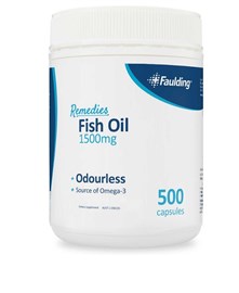 Faulding Remedies Fish Oil 1500mg 500 Capsules
