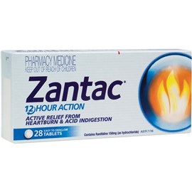 Zantac 12 hour 150mg 28 Tablets