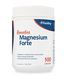 Faulding Remedies Magnesium Forte 400mg 500 Capsules