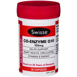 Swisse Ultiboost Co Enzyme Q10 150Mg 30 Capsules