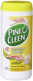 Pine O Cleen Wipes Lemon Lime 40 Wipes